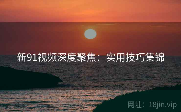 新91视频深度聚焦：实用技巧集锦