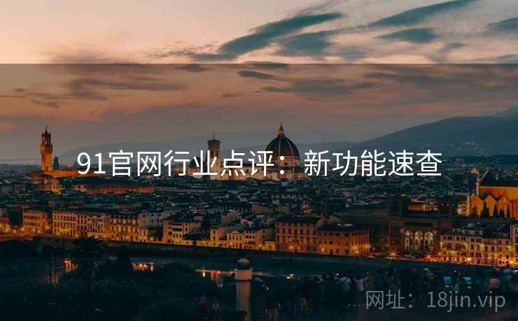 91官网行业点评：新功能速查